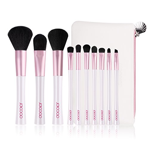 Docolor makeup brushes,10 pcs professional makeup brush…