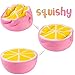 BeYumi Slow Rising Toy, 10 Inch Jumbo Pink Lemon Squishy Cream Scented Simulation Cute Fruit Squeeze Toys for Collection Gift, Decorative Props Large or Stress Relief