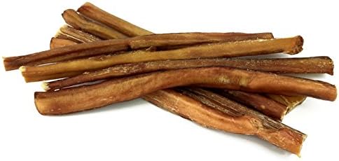 Peppy Pooch 12” Bully Sticks 8 Pack, All Natural Beef Chews for Dogs