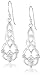 Sterling Silver Claddagh Drop Earrings