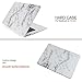 MacBook Air 13 inch Case, GOLP Plastic Hard Case Shell 2 in 1 Bundle Protective Matte Case with Keyboard Cover and Screen Protector for Apple MacBook Air 13 Tablet Case Model A1369/A1466-White Marble