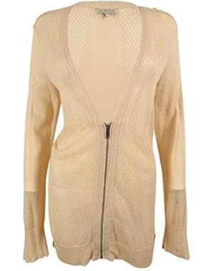 Women's Mesh Cardigan Sweater