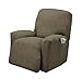 Stretch Sensations, Optic Recliner Slipcover, Standard Recliners, Perfect Chair Protection, Comfortable and Easy Stretch Fabric (Sage)