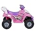 Best Choice Products 6V Kids Battery Powered Electric 4-Wheeler Quad ATV Bicycle Toddler Ride-On Toy w/ Charger, Treaded Tires - Pink
