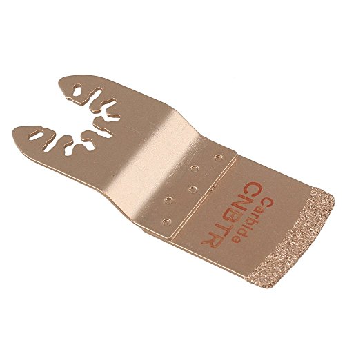 CNBTR Carbide Oscillating Grit Quick Release Saw Blades 32mm Width E-Type Multifunction Power Tools Pack of 10 - Thumbnail 2