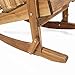 Christopher Knight Home Malibu Outdoor Acacia Wood Adirondack Rocking Chairs, 2-Pcs Set, Natural Stained