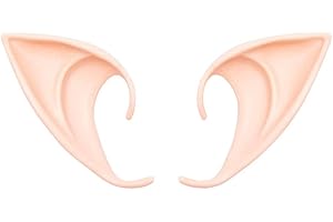 GREAT&LUCKY Cosplay Fairy Pixie Elf Ears - Soft Pointed Tips Anime Party Dress Up Costume Masquerade Accessories for Halloween Christmas Party