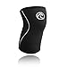 Rehband Rx Knee Support 5mm - Large - Black - Expand Your Movement + Cross Training Potential - Knee Sleeve for Fitness - Feel Stronger + More Secure - Relieve Strain - 1 Sleeve