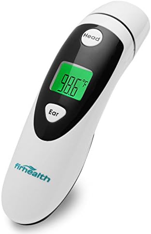 Firhealth- Baby Thermometer Forehead And Ear Medical Hand Health Professional, Baby, Infant, Toddler, Adults fever thermometer FdA Approved Dual Mode Operation Recall Digital Backlit