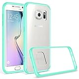 Samsung Galaxy S7 Edge Case, Bastex Slim Fit Shock Absorbing Flexible Clear Hard Rubber Fused Teal Bumper TPU Case Cover for Samsung Galaxy S7 Edge G935