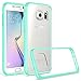 Samsung Galaxy S7 Edge Case, Bastex Slim Fit Shock Absorbing Flexible Clear Hard Rubber Fused Teal Bumper TPU Case Cover for Samsung Galaxy S7 Edge G935