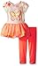 Rare Editions Girls' Butterfly Applique Tutu Legging Set
