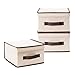 STORAGE MANIAC Storage Bins Extra Large, Foldable Storage Baskets with Handle, Fabric Clothes Storage Boxes for Shelves for Organizing Closet Shelf Nursery Toy 15.35