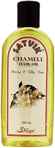 Satvik Jasmine Chameli Hair Oil Strong And Silky Hair - 200 ml
