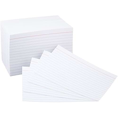 3x4 index cards