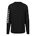 OTS NFL Oakland Raiders Men's Slub Long Sleeve Team Name Tee, Distressed Sinclair, X-Large