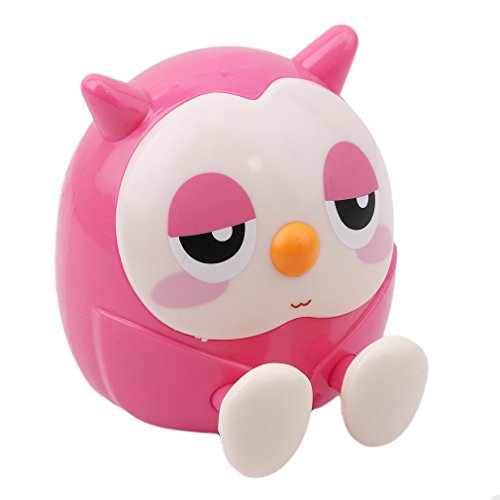 HS Pink Cute Owl Mobile Phone Stand Holder Bracket Kids Piggy Bank Coin Cans Saving Money Box Accessories