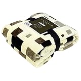 Luxury Collection Ultra Soft Plush Fleece Lightweight All-Season Throw/Bed Blanket, Queen, Melvin Mosaic Print