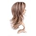 Long Heat Resistant Synthetic Wig with Bang 2 Tone Japanese Kanekalon Fiber 20 Styles Full Wig Full Head for Women Girls Lady,15'' / 15 inch,Light brown blonde mix