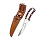 OakRidge Garden Tools Pruning Shears The Perfect Hand Pruners and Multi-Purpose Bypass Pruners - Garden Clippers and Garden Shears for Hedging and Clipping with Ox Leather Sheath and Safety Lock