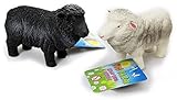 Rubber Stretchy Beany Farm Animal Stress Reliever Squishy Toy - Sheep Colour Vary