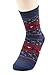 Zando Womens Super Thick Merino Ragg Knit Warm Wool Crew Mid-Calf Winter Socks G Christmas Deer(1)-5 Pack,6-11(US)