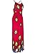 2LUV Women's Summer Holiday Resort Beach Maxi Peacock Dress