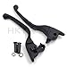 HONGK- Parts Black Brake Clutch Hand Levers Compatible with 2008-2013 Touring and Trike Models 2014-later FLHR and FLHRC (Does NOT fit Models Equipped with Hydraulic Clutch) [B01BI7ZUDK]