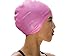 OLYMPIAN - Swim Caps for Long, Thick, Curly Hair - Soft Silicone Swimming Cap for Women with Average / Medium Size Heads (21 - 23 inch) - Colors Black, Blue, & Pink!