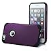 iPhone 6S Case, technext020 Slim Hybrid Dual Layer Silicone Bumper Case Hard Cover for Apple iPhone 6 and iPhone 6S Purple