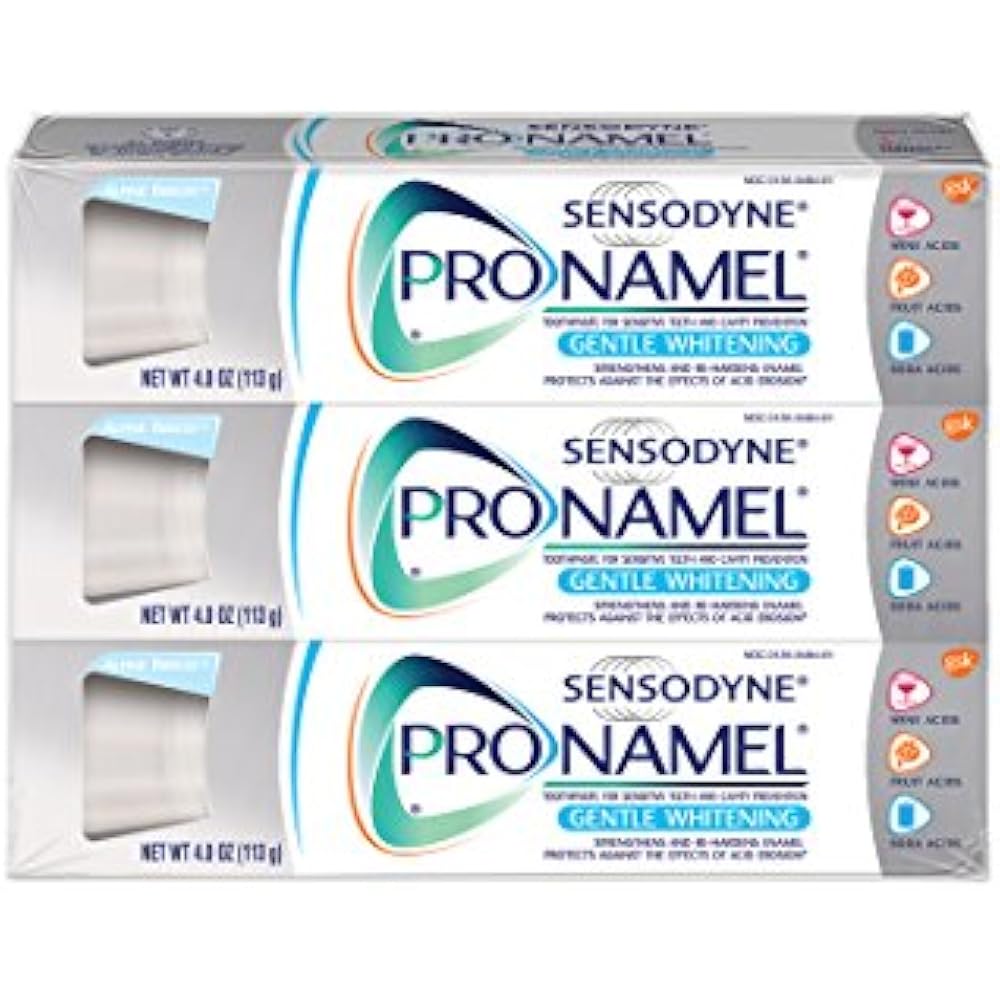 Sensodyne Pronamel Sensitivity Treatments Gentle Whitening, Enamel