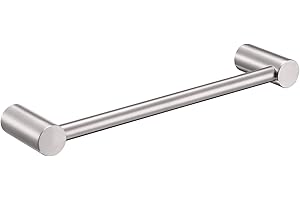 KOKOSIRI Bathroom Towel Bar Brushed Nickel 12-Inch Hand Towel Holder Rack Wall Mounted Bathroom Hardware Accessories Stainles