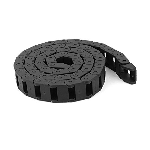 HHY Black Plastic Drag Chain Cable Carrier 10 x 15mm for CNC Router Mill