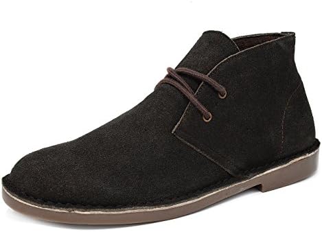BRUNO MARC NEW YORK Men's Classic Original Suede Leather Desert Storm Chukka Boots
