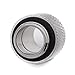 Bitspower Bitz Power G1/ 4 in. Shining Rotary G1/ 4In. Extender Silver BP-RG