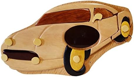 Handmade Car 2 Wooden Money Box Piggy Bank (4783)