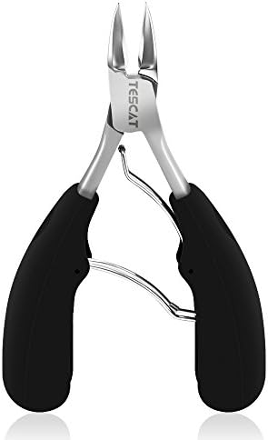 Soft Grip Toenail Clippers for Thick and Ingrown Toenails or Fingernail – Tescat Professional Quality Stainless Steel for Easier, Faster, Pain Free Nail Clipping