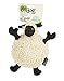goDog Fuzzy Wuzzy Sheep with Chew Guard Tough Plush Dog Toy