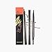Eyebrow Pencil with Brow Brush Waterproof Automatic Brow Pen,Natural Long-lasting Cosmetic Tool 0.25g Grey -4#