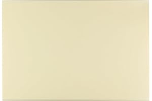 FLEOR 11.4 x 17 Inch Blank Guitar Bass Pickguard Sheet DIY Guitar Pickguard Backplate Scratch Plate Material,1Ply Cream