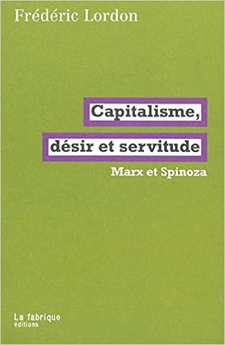 Amazon Com Capitalisme Desir Et Servitude Marx Et Spinoza French Edition 9782358720137 Lordon Frederic Books