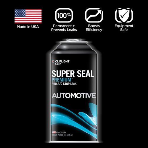 Cliplight Super Seal Premium Automotive Air Conditioning Leak Sealant