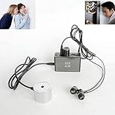 Enhanced Version Super Sensitive Listen Thru-Wall Contact/Probe Microphone Amplifier System Domestic Plumbing Leak Detection