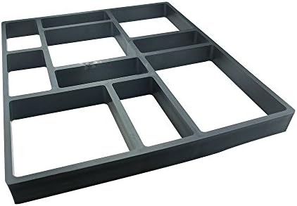 Vinus Pathmate Concrete Stepping Stone Mold Garden Paver Walk Maker, Brick Pattern