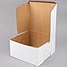 Southern Champion Tray SC 0977-5 Premium Clay Coated Kraft Paperboard White Non-Window Lock Corner Bakery Box, 10
