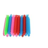 30 Pcs Spiral Hair Perm Rods for Natural Hair Plastic Hair Rod Rollers Long Hair Rods Curlers Hairdressing Styling Salon Tool