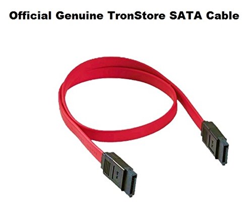 TEAC 24x DVD±RW DL Multi Burner Writer Internal SATA Optical Drive With TronStore SATA Cable For Desktop PC Computer (Black) - Bulk Packaged (TS16)