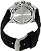Seiko SNDD95P2 Mens Chronograph Stainless Steel Case Rubber Bracelet Black Dial Watch