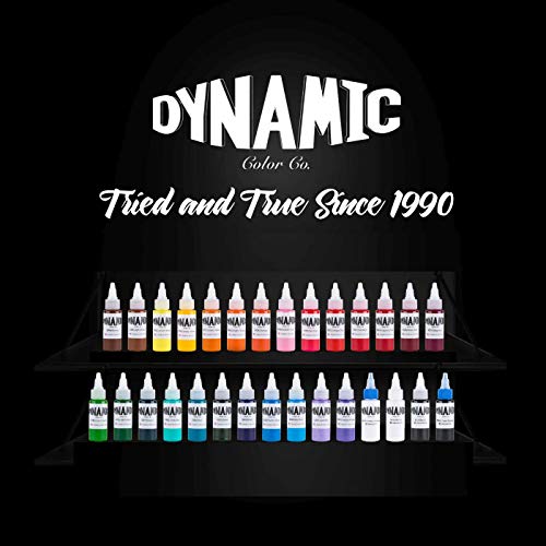 Dynamic Hot Pink Tattoo Ink - Pre-Dispersed Professional Long-Lasting Tattooing Inks - Made in USA - 1 Ounce Bottle