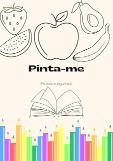 Livro Pinta-me: Frutas e legumes
